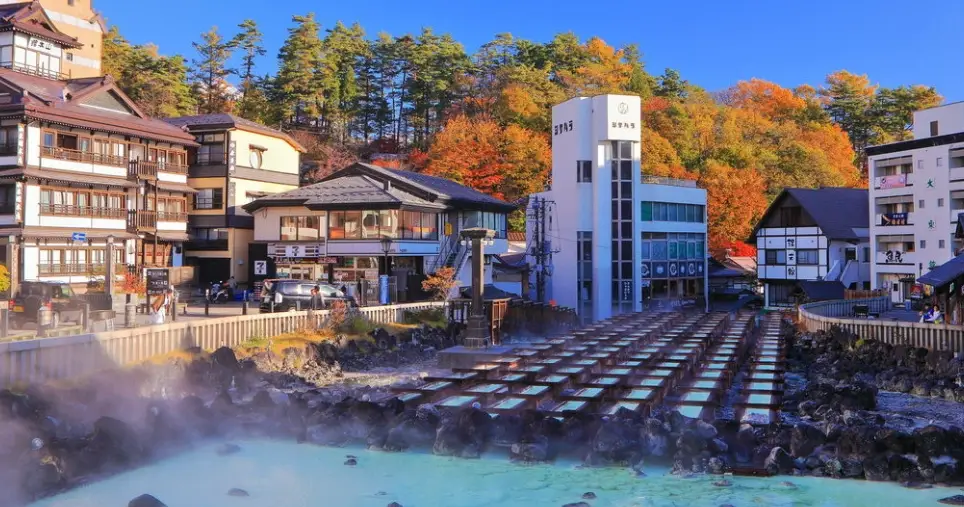 草津温泉冬天旅行