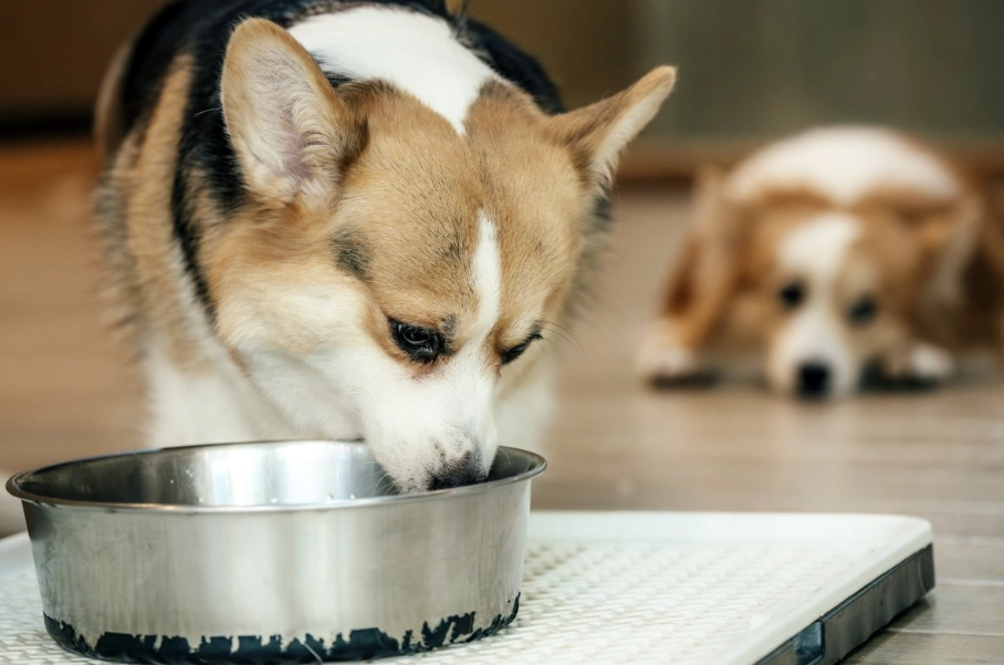狗狗吃生豆腐