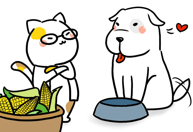 玉米筍 狗 玉米筍 狗